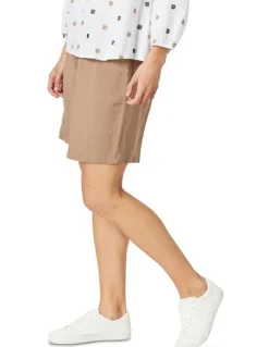 Gordon Smith Lino Shorts in Brown