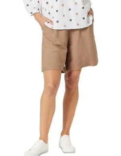 Gordon Smith Lino Shorts in Brown