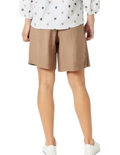 Gordon Smith Lino Shorts in Brown