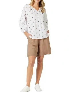 Gordon Smith Lino Shorts in Brown