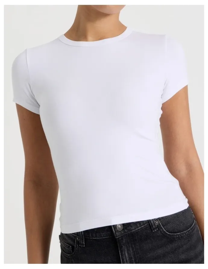 GRAB Baby Tee in White
