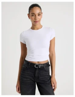 GRAB Baby Tee in White