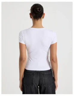 GRAB Baby Tee in White