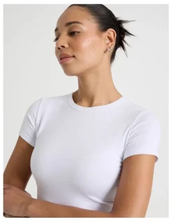 GRAB Baby Tee in White