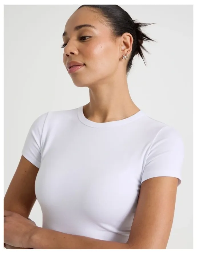 GRAB Baby Tee in White