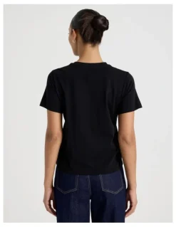 GRAB Crew Neck Tee in Black