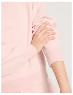 GRAB Oversized Sweater With Seam Details in Light Pink