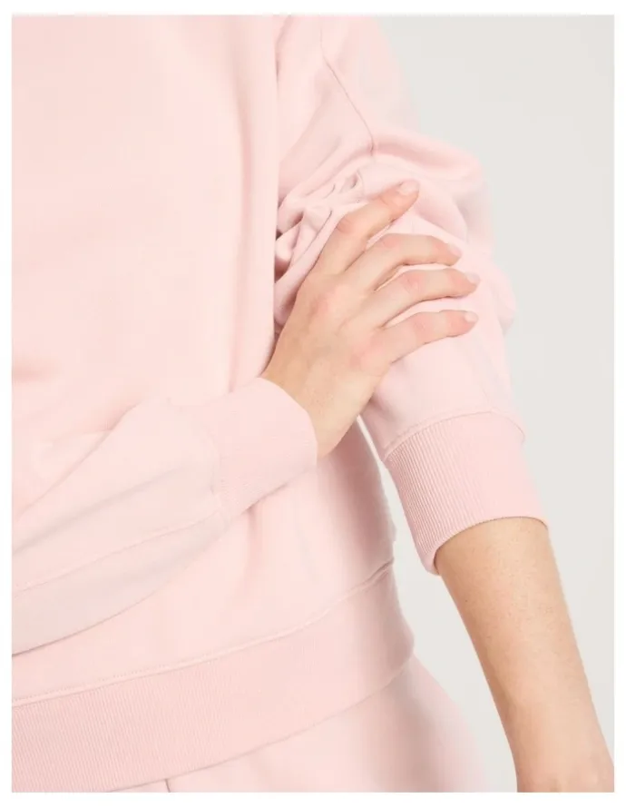 GRAB Oversized Sweater With Seam Details in Light Pink