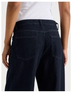 GRAB Relaxed Low Rise Jean In Rinse