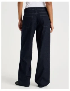 GRAB Relaxed Low Rise Jean In Rinse