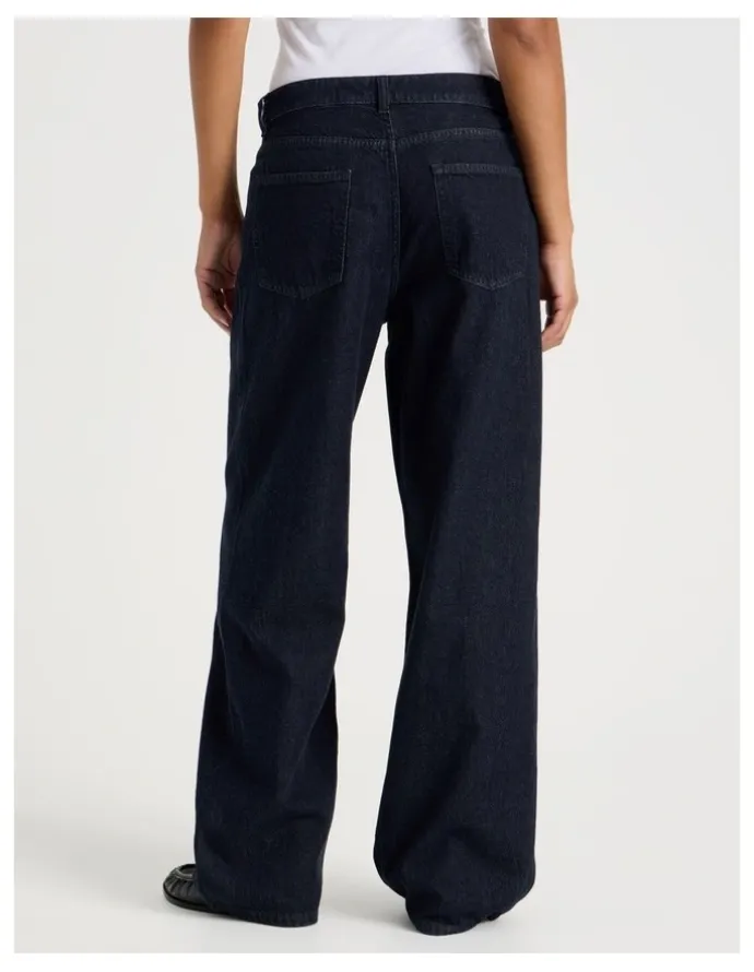 GRAB Relaxed Low Rise Jean In Rinse