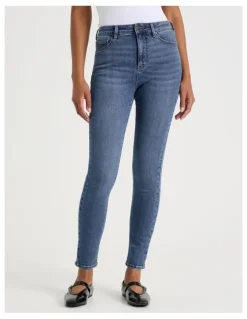 GRAB Skinny Shape In Jean In Medium Indigo