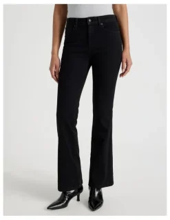 GRAB Sculpt Bootcut Mid Rise Jeans in Black