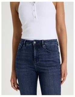 GRAB Slim Shape In High Rise Jean In Dark Indigo