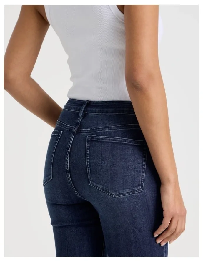 GRAB Slim Shape In High Rise Jean In Dark Indigo