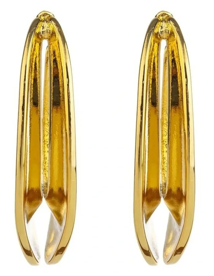 Gregory Ladner GJEC073M Hoops Earrings in Gold