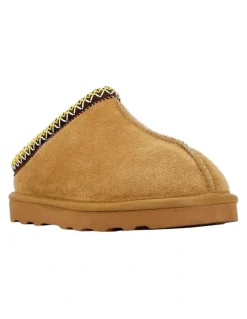 Grosby Brandy Ugg Slipper in Chestnut