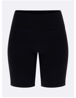 Guess Aline Active Logo Bike Shorts in Black