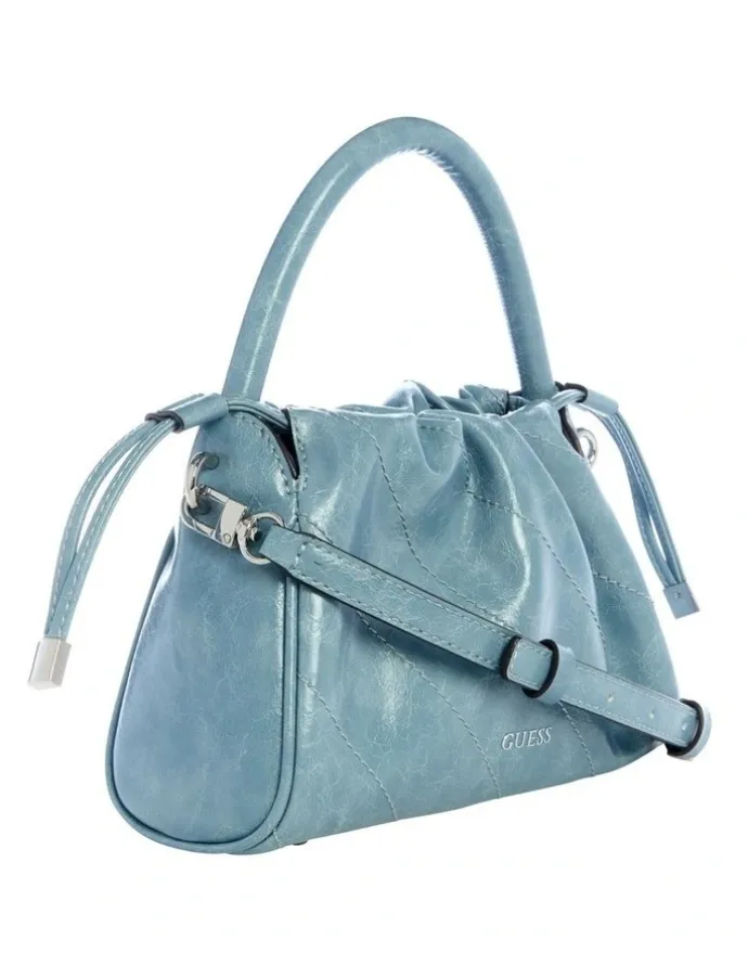 Guess Amy'S Drawstring Crossbody in Slate