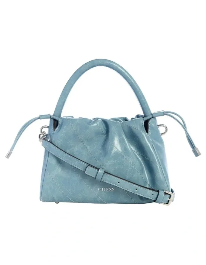 Guess Amy'S Drawstring Crossbody in Slate