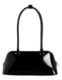 Guess Arnela II Shoulder Satchel Bag in Black