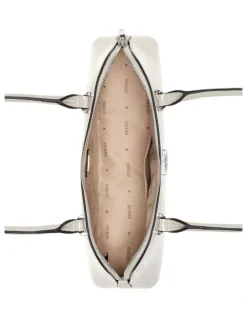 Guess Arnela II Shoulder Satchel Bag in Bone