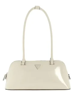 Guess Arnela II Shoulder Satchel Bag in Bone