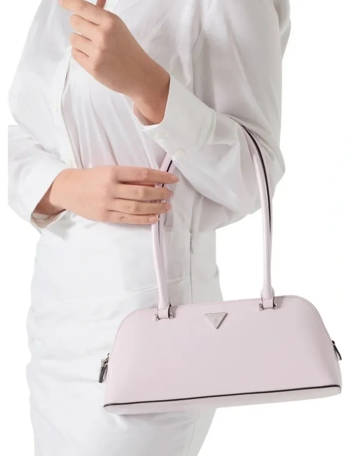 Guess Arnela II Shoulder Satchel Bag in Light Rose