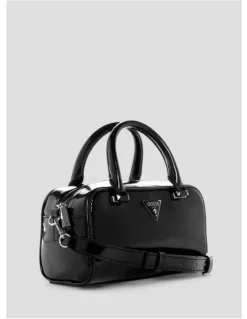 Guess Arnela Mini Satchel Bag in Black