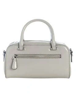 Guess Arnela Mini Satchel Bag in Beige