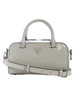 Guess Arnela Mini Satchel Bag in Beige