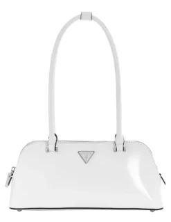 Guess Arnela Satchel Bag in White