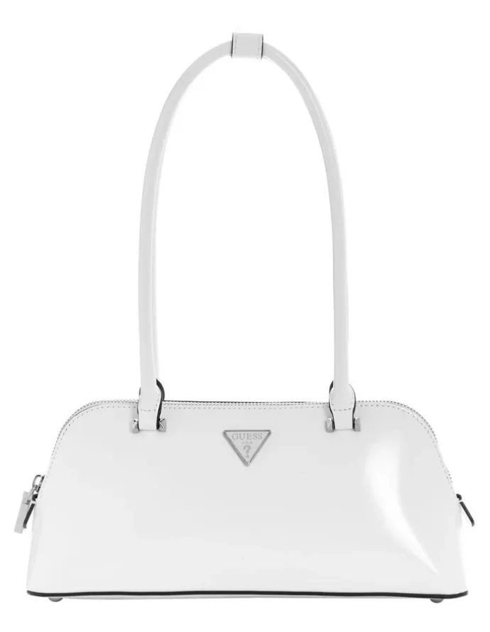Guess Arnela Satchel Bag in White