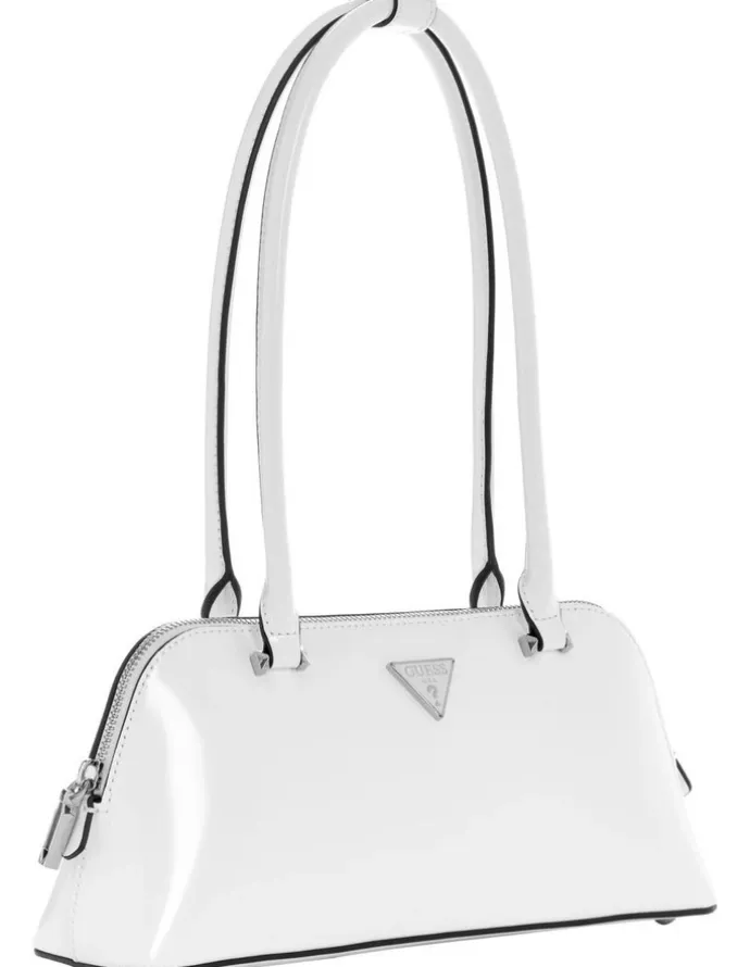 Guess Arnela Satchel Bag in White