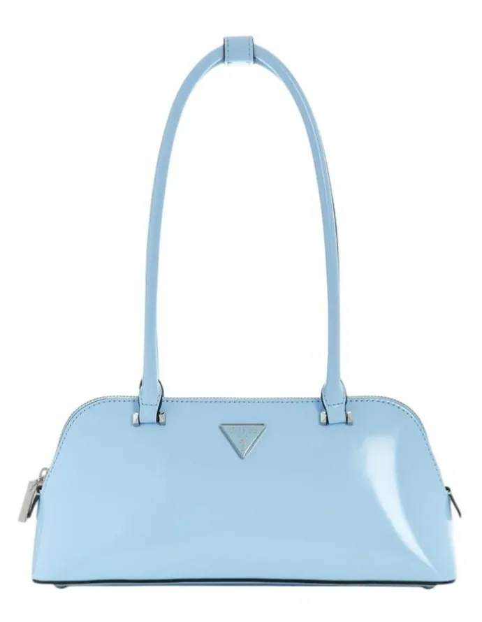 Guess Arnela Shoulder Satchel Bag in Sky Blue
