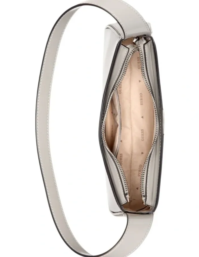 Guess Arnela Top Zip Shoulder Bag in Light Taupe