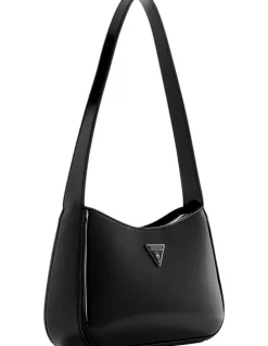 Guess Arnela Top Zip Shoulder Bag in Black