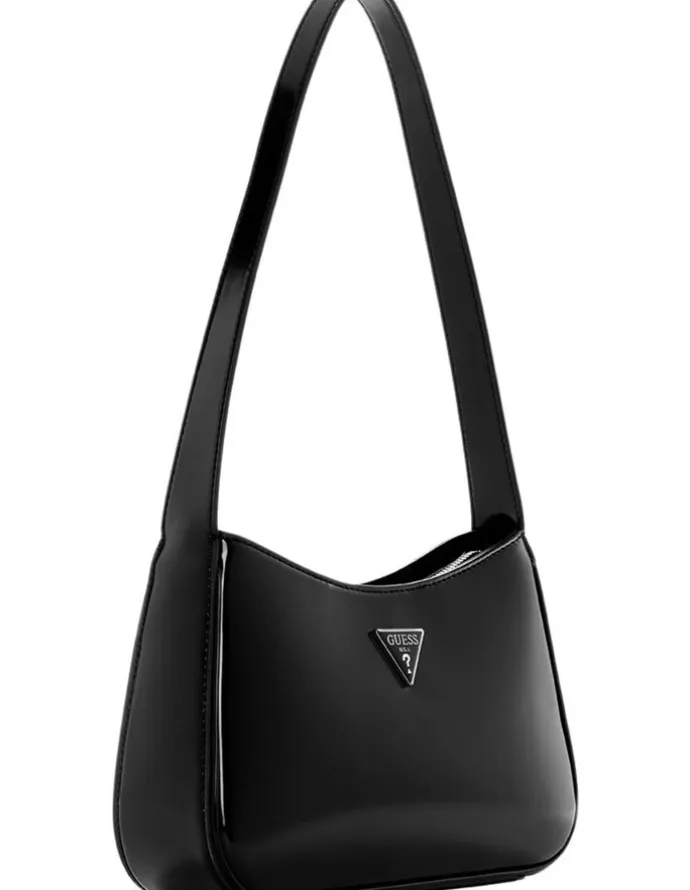Guess Arnela Top Zip Shoulder Bag in Black