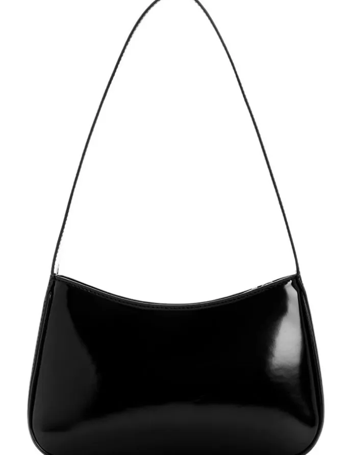 Guess Arnela Top Zip Shoulder Bag in Black