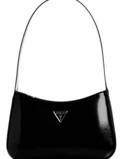Guess Arnela Top Zip Shoulder Bag in Black