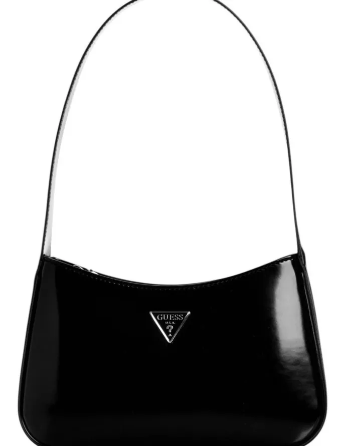 Guess Arnela Top Zip Shoulder Bag in Black