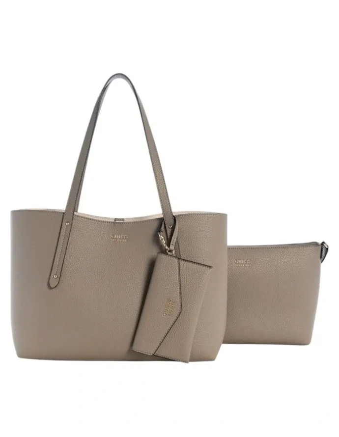 Guess Brenton Tote Bag in Dark Taupe