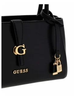 Guess Carrie Girlfriend Shoulder Satchel Bag in Black