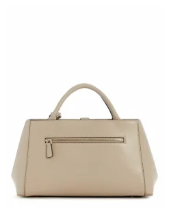 Guess Carrie Girlfriend Satchel Bag in Taupe