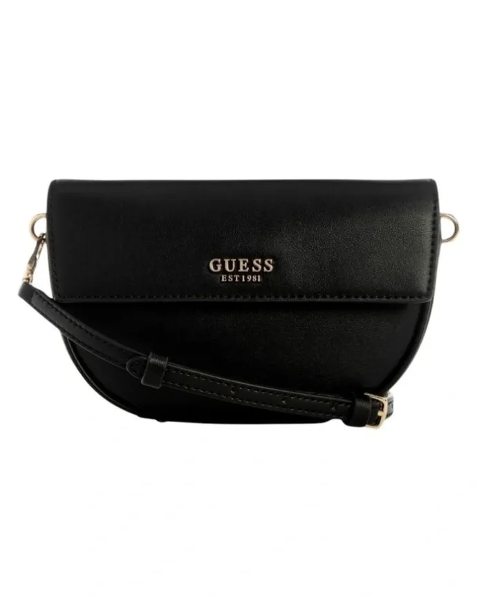 Guess Cerelia Shoulder Satchel Bag in Black