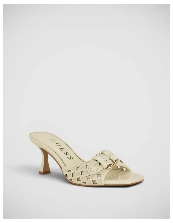 Guess Dagnee Heeled Sandals in Cream