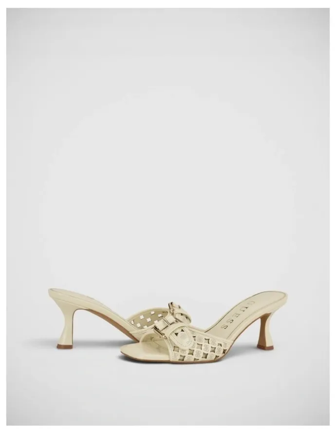 Guess Dagnee Heeled Sandals in Cream