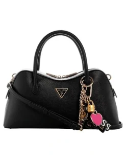 Guess Davina Satchel Bag in Black