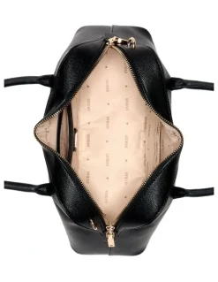 Guess Davina Satchel Bag in Black
