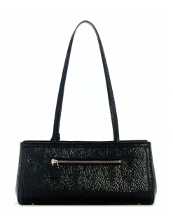 Guess Dovie Girlfriend Shoulder Satchel Bag in Black